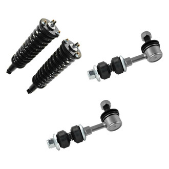 TRQ® - Front Passenger Side Complete Strut Assembly and Stabilizer Bar Link Kit