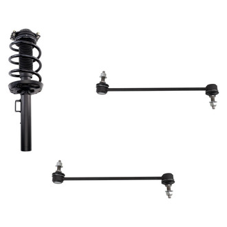 TRQ® - Front Passenger Side Strut and Stabilizer Bar Link Kit
