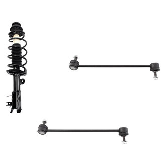 TRQ® - Front Passenger Side Complete Strut Assembly and Stabilizer Bar Link Kit