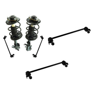 TRQ® - Front Passenger Side Complete Strut Assembly and Stabilizer Bar Link Kit