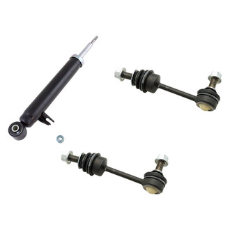 TRQ® - Rear Driver Side Shock Absorber and Stabilizer Bar Link Kit