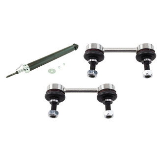 TRQ® - Rear Driver Side Shock Absorber and Stabilizer Bar Link Kit