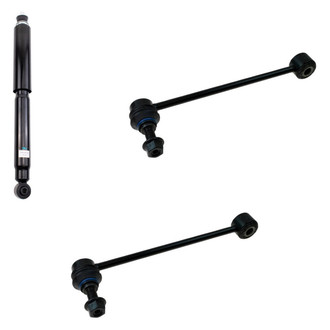TRQ® - Rear Driver Side Shock Absorber and Stabilizer Bar Link Kit