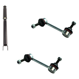 TRQ® - Rear Driver Side Shock Absorber and Stabilizer Bar Link Kit
