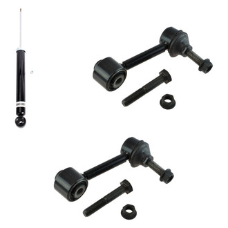TRQ® - Rear Driver Side Shock Absorber and Stabilizer Bar Link Kit