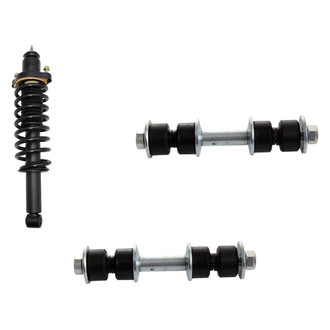 TRQ® - Rear Driver Side Complete Strut Assembly and Stabilizer Bar Link Kit