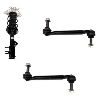 TRQ® - Rear Driver Side Strut and Stabilizer Bar Link Kit
