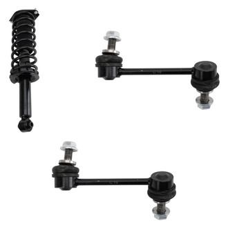 TRQ® - Rear Driver Side Complete Strut Assembly and Stabilizer Bar Link Kit