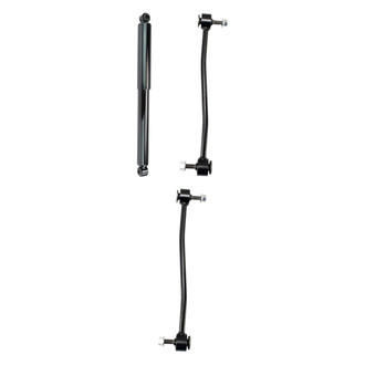 TRQ® - Rear Driver Side Shock Absorber and Stabilizer Bar Link Kit