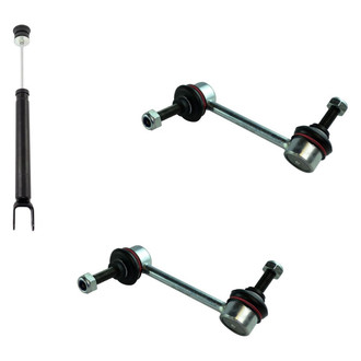 TRQ® - Rear Driver Side Shock Absorber and Stabilizer Bar Link Kit