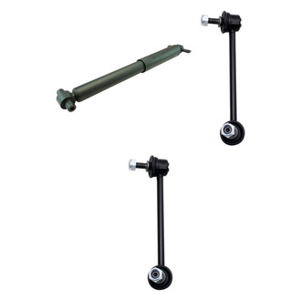 TRQ® - Rear Driver Side Shock Absorber and Stabilizer Bar Link Kit