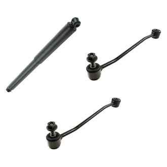 TRQ® - Rear Driver Side Shock Absorber and Stabilizer Bar Link Kit