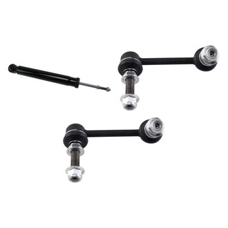 TRQ® - Rear Driver Side Shock Absorber and Stabilizer Bar Link Kit