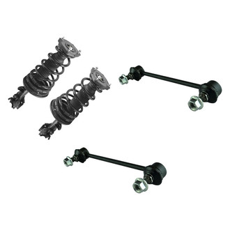 TRQ® - Rear Driver Side Complete Strut Assembly and Stabilizer Bar Link Kit