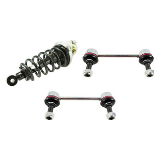 TRQ® - Rear Driver Side Complete Strut Assembly and Stabilizer Bar Link Kit