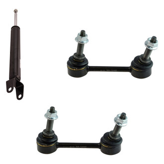 TRQ® - Rear Driver Side Shock Absorber and Stabilizer Bar Link Kit