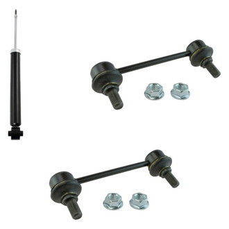 TRQ® - Rear Driver Side Shock Absorber and Stabilizer Bar Link Kit
