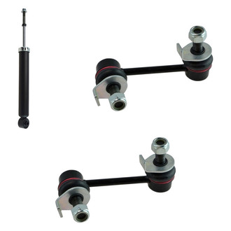 TRQ® - Rear Driver Side Shock Absorber and Stabilizer Bar Link Kit