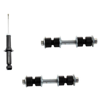 TRQ® - Rear Driver Side Shock Absorber and Stabilizer Bar Link Kit