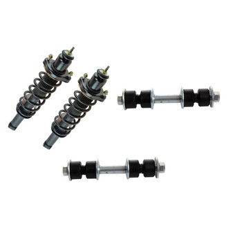 TRQ® - Rear Driver Side Complete Strut Assembly and Stabilizer Bar Link Kit