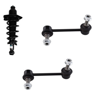 TRQ® - Rear Driver Side Complete Strut Assembly and Stabilizer Bar Link Kit