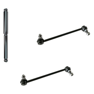 TRQ® - Rear Passenger Side Shock Absorber and Stabilizer Bar Link Kit