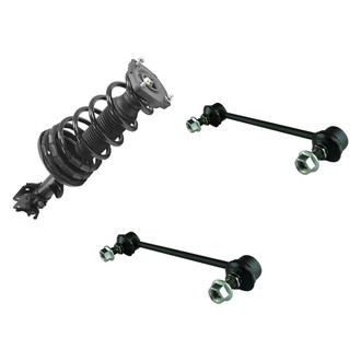 TRQ® - Rear Passenger Side Complete Strut Assembly and Stabilizer Bar Link Kit