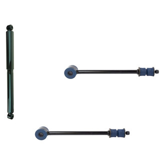 TRQ® - Rear Passenger Side Shock Absorber and Stabilizer Bar Link Kit