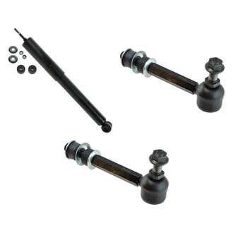 TRQ® BNDL-132376 - Rear Passenger Side Shock Absorber and Stabilizer Bar Link Kit