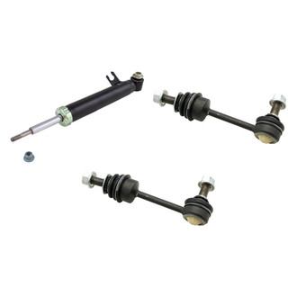 TRQ® - Rear Passenger Side Shock Absorber and Stabilizer Bar Link Kit
