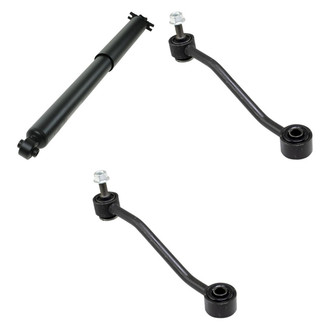 TRQ® - Rear Passenger Side Shock Absorber and Stabilizer Bar Link Kit