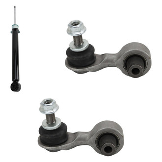 TRQ® - Rear Passenger Side Shock Absorber and Stabilizer Bar Link Kit