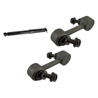 TRQ® - Rear Passenger Side Shock Absorber and Stabilizer Bar Link Kit