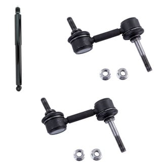 TRQ® - Rear Passenger Side Shock Absorber and Stabilizer Bar Link Kit