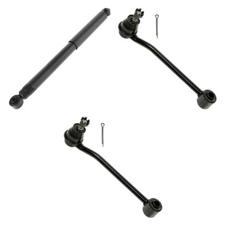 TRQ® - Rear Passenger Side Shock Absorber and Stabilizer Bar Link Kit