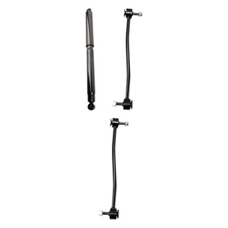 TRQ® - Rear Passenger Side Shock Absorber and Stabilizer Bar Link Kit
