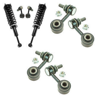 TRQ® - Front Complete Strut Assemblies and Stabilizer Bar Link Kit