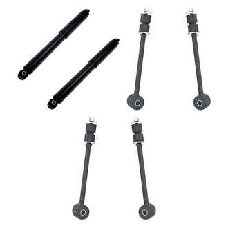 TRQ® - Front Shock Absorbers and Stabilizer Bar Link Kit
