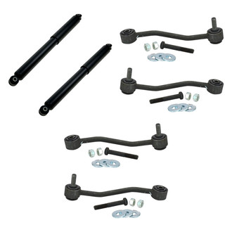 TRQ® - Front Shock Absorbers and Stabilizer Bar Link Kit