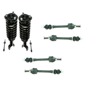 TRQ® - Front Complete Strut Assemblies and Stabilizer Bar Link Kit