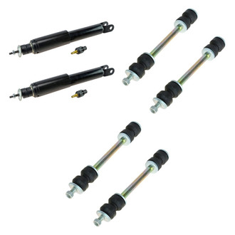 TRQ® - Front Shock Absorbers and Stabilizer Bar Link Kit