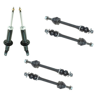 TRQ® - Front Shock Absorbers and Stabilizer Bar Link Kit