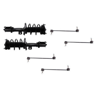 TRQ® - Front Complete Strut Assemblies and Stabilizer Bar Link Kit