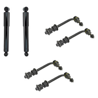 TRQ® - Front Shock Absorbers and Stabilizer Bar Link Kit