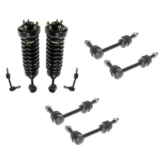 TRQ® - Front Complete Strut Assemblies and Stabilizer Bar Link Kit