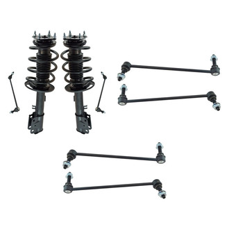 TRQ® - Front Complete Strut Assemblies and Stabilizer Bar Link Kit
