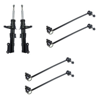 TRQ® - Front Struts and Stabilizer Bar Link Kit