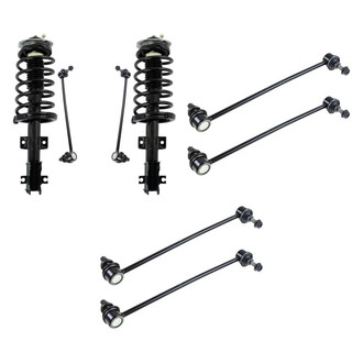 TRQ® - Front Complete Strut Assemblies and Stabilizer Bar Link Kit
