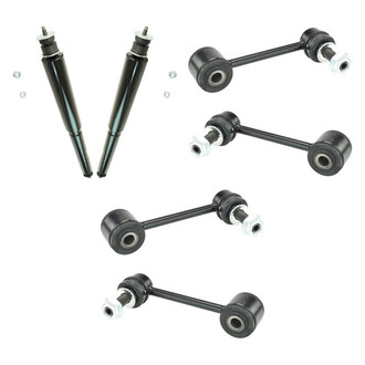 TRQ® BNDL-132719 - Front Shock Absorbers and Stabilizer Bar Link Kit
