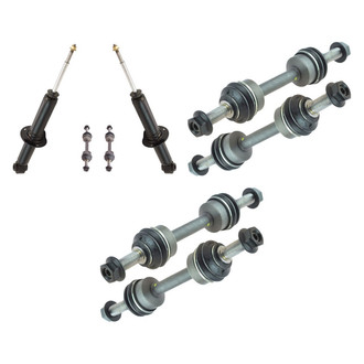 TRQ® - Front Shock Absorbers and Stabilizer Bar Link Kit